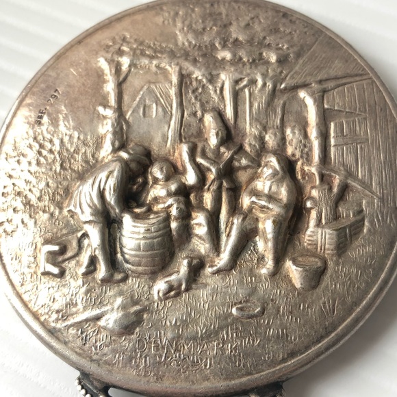 Denmark S&F 297 Small Hand Mirror Rare - Picture 11 of 11